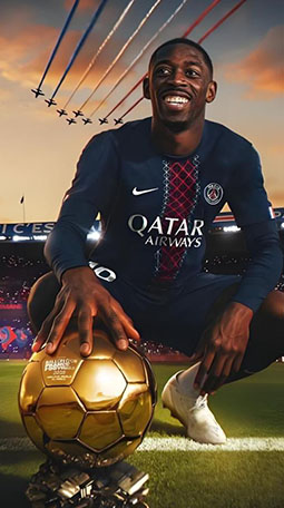 Maison du Foot – Maillot PSG Ousmane Dembélé 2025-26