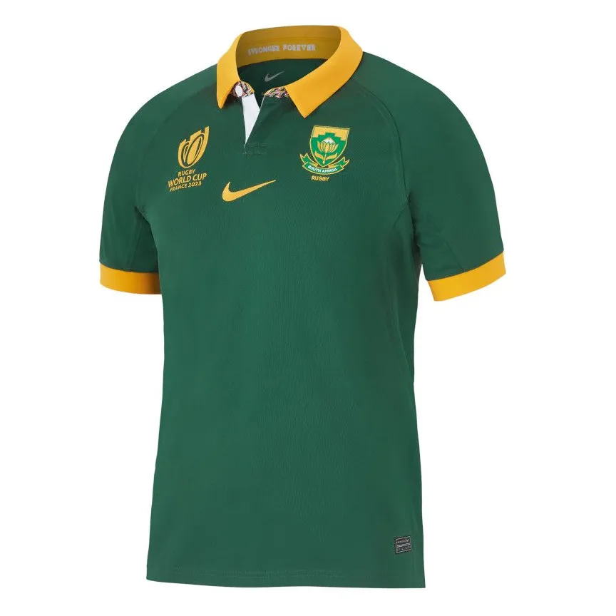 Afrique Du Sud Springboks Domicile Rugby Wc23