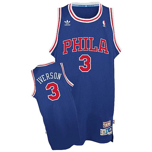 Allen Iverson Philadelphia 76ers [bleu]