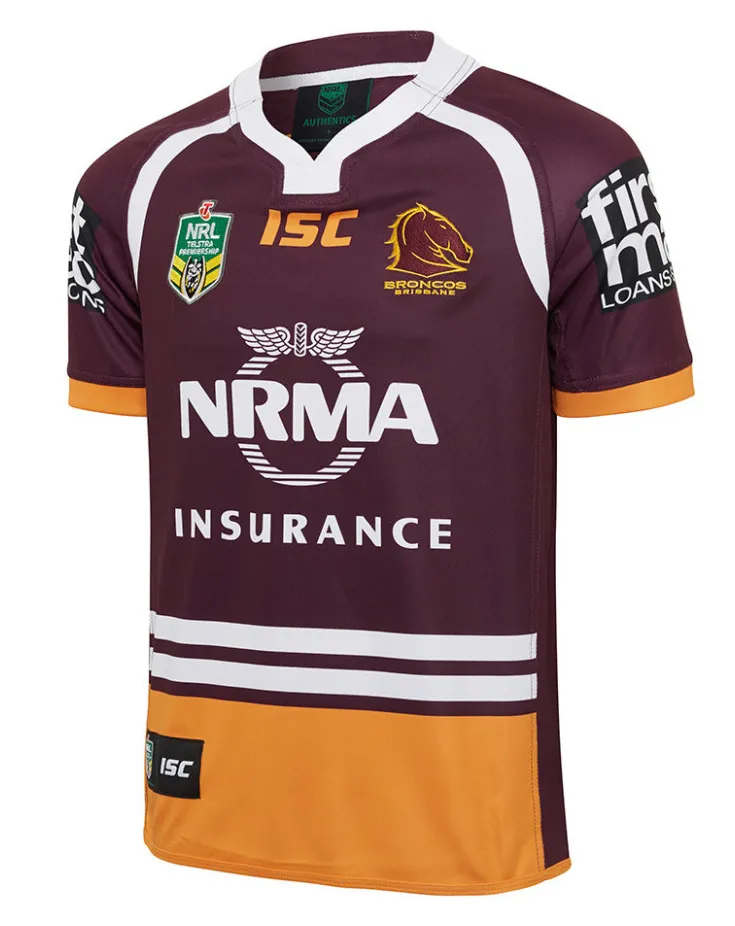 Brisbane Broncos Nrl Home S/s 2018