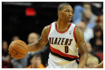 Damian Lillard Portland Trail Blazers [blanc]