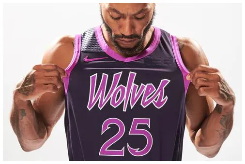Derrick Rose Minnesota Timberwolves 2018/19 - City Edition