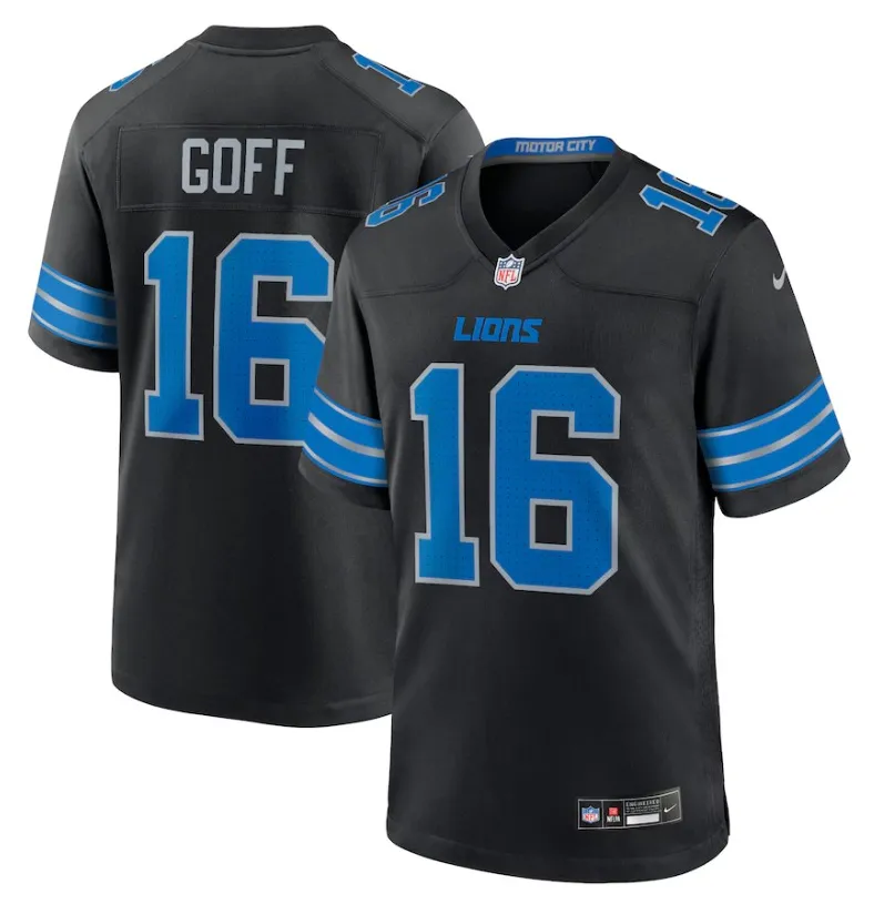 Jared Goff Detroit Lions - Black
