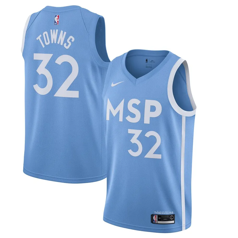 Karl-anthony Towns Minnesota Timberwolves 2019/20 - City Edition