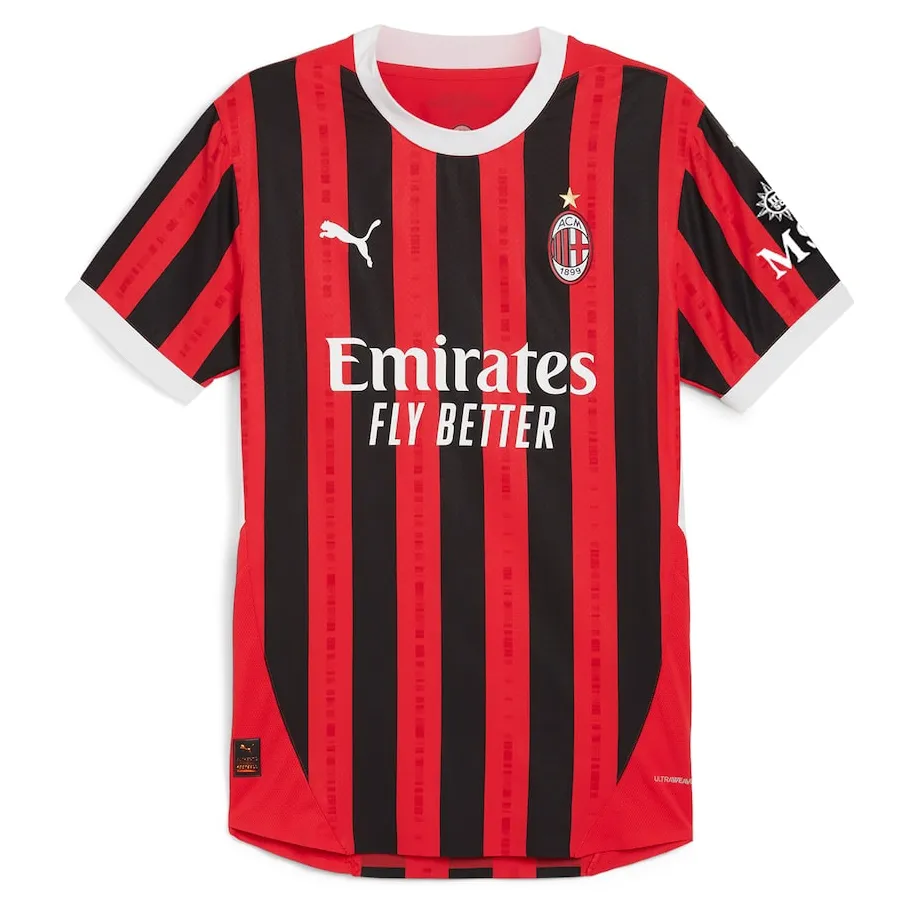 Maillot Ac Milan Domicile 2024/25 - Authentic