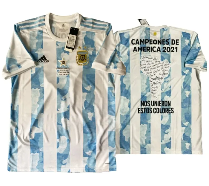Maillot Argentine Domicile 2021 - Champions