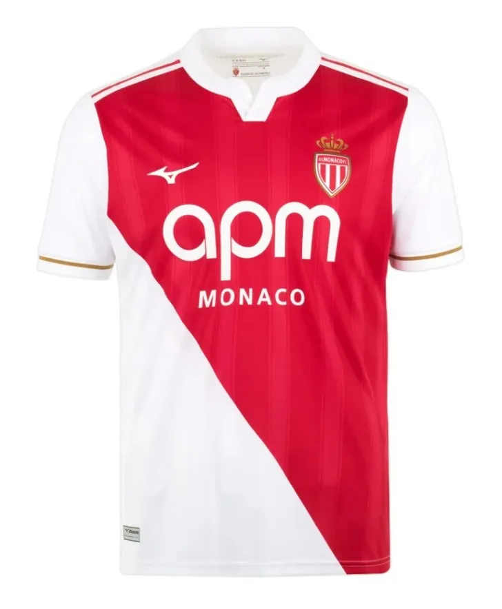 Maillot As Monaco Domicile 2025/26