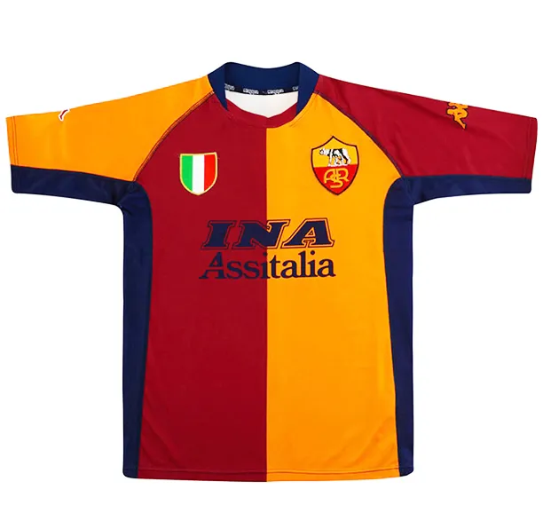 Maillot As Roma Domicile 2000-01