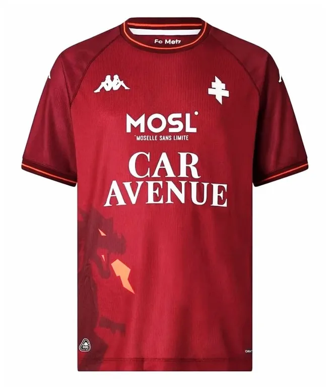 Maillot Fc Metz Domicile 2025/26