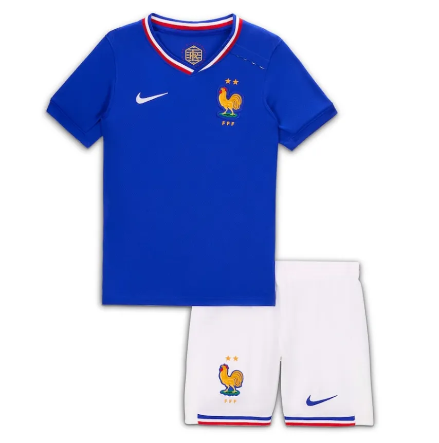 Maillot France Domicile 2024 Junior Kit
