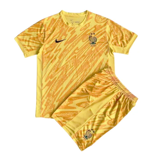 Maillot France Gardien 2024 Junior Kit