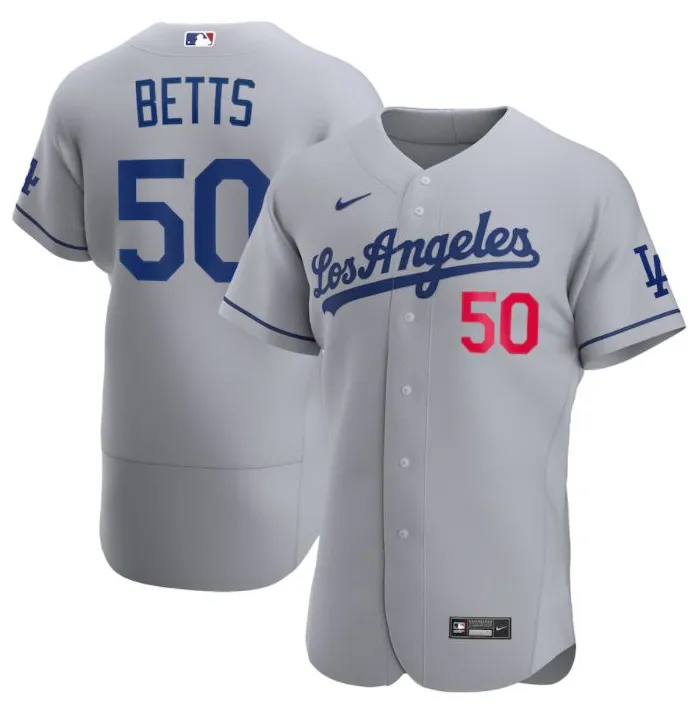 Mookie Betts Los Angeles Dodgers - Gray