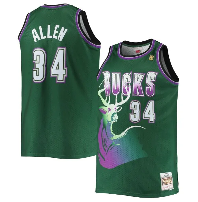 Ray Allen Milwaukee Bucks - Hardwoord Classics