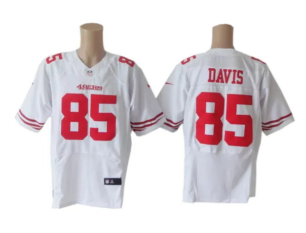 Vernon Davis San Francisco 49ers - Blanc