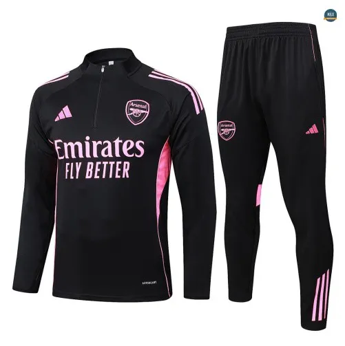 Survetement Enfant foot Arsenal 2026/27 Noir/Rose