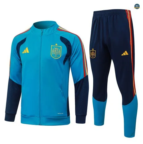 Veste Survetement Enfant foot Espagne 2026/27 Bleu