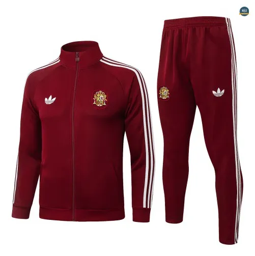 Veste Survetement Enfant foot Espagne 2026/27 Rouge