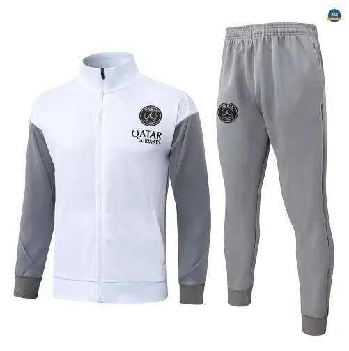 Veste Survetement Enfant foot PSG 2026/27 Blanc
