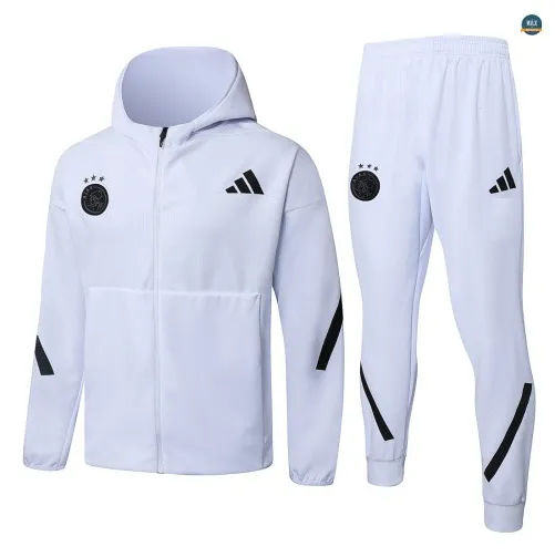 Veste Survetement foot à capuche AFC Ajax 2026/27 Blanc