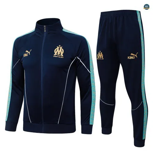 Veste Survetement foot Marseille 2026/27 Bleu Marine