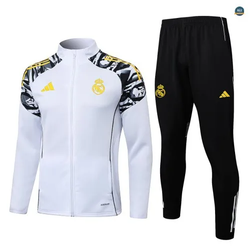 Veste Survetement foot Real Madrid 2026/27 Blanc