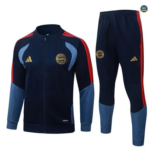 Acheter Veste Survetement Foot Bayern Munich 2026/27 Bleu Marine