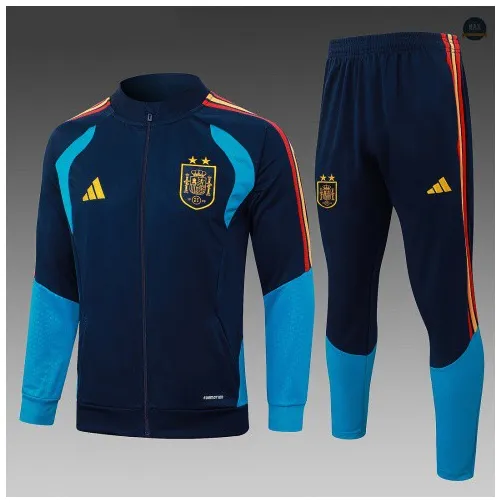 Achetez Veste Survetement Foot Espagne 2026/27 2 étoiles Bleu M