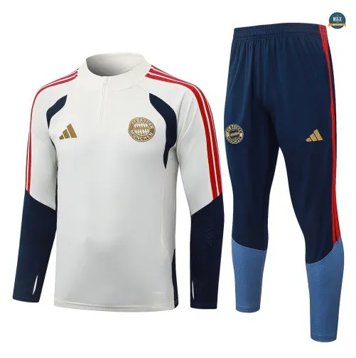 Survetement Enfant Foot Bayern Munich 2026/27 blanc cassé