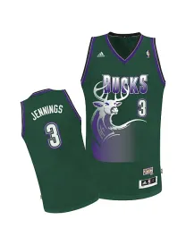 Brandon Jennings Milwaukee Bucks [retro]