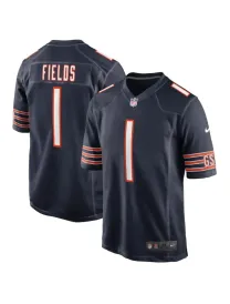 Justin Fields Chicago Bears - Navy