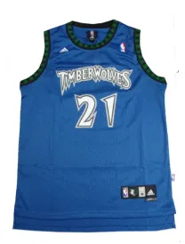 Kevin Garnett Minnesota Timberwolves [bleu]