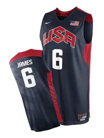 Lebron James Sélectionnant Usa 2012 [bleu]