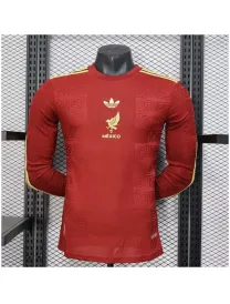 Maillot Mexique “gold Rouge” 2025/26 Ml - Concept - Authentic