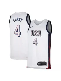 Stephen Curry Usa Olympics 2024 - White