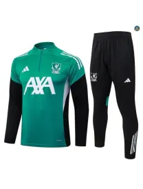 Survetement Enfant foot Liverpool 2026/27 Vert/Blanc