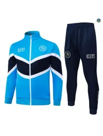 Veste Survetement Enfant foot Naples 2026/27 Bleu
