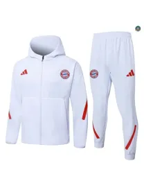 Veste Survetement foot à capuche Bayern Munich 2026/27 Blanc