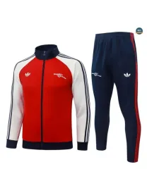 Acheter Veste Survetement Enfant Foot Arsenal 2026/27 Rouge/Blan