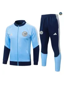 Acheter Veste Survetement Foot AFC Ajax 2026/27 Bleu Clair