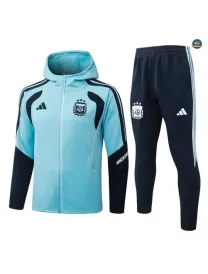 Marque Veste Survetement Foot Argentine à capuche 2026/27 Bleu