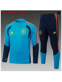 Soldes Survetement Foot Espagne 2026/27 Bleu 2 étoiles