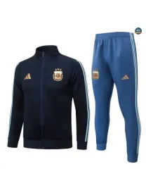Soldes Veste Survetement Enfant Foot Argentine 2026/27 Bleu Mari