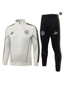 Soldes Veste Survetement Foot Manchester City 2026/27 blanc cass
