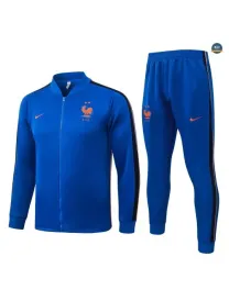 Veste Survetement Enfant Foot France 2026/27 Blanc