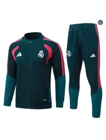 Veste Survetement Enfant Foot Real Madrid 2026/27 vert noi