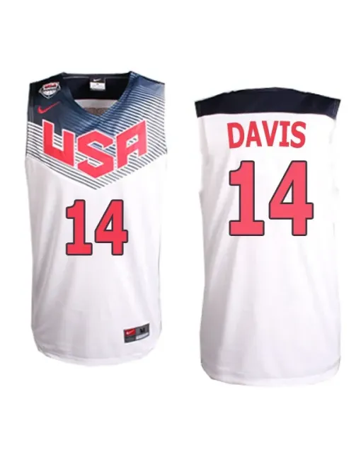 Anthony Davis Usa 2014 - Blanc