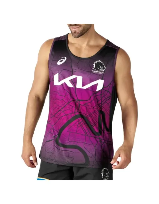 Brisbane Broncos Training Singlet 2024