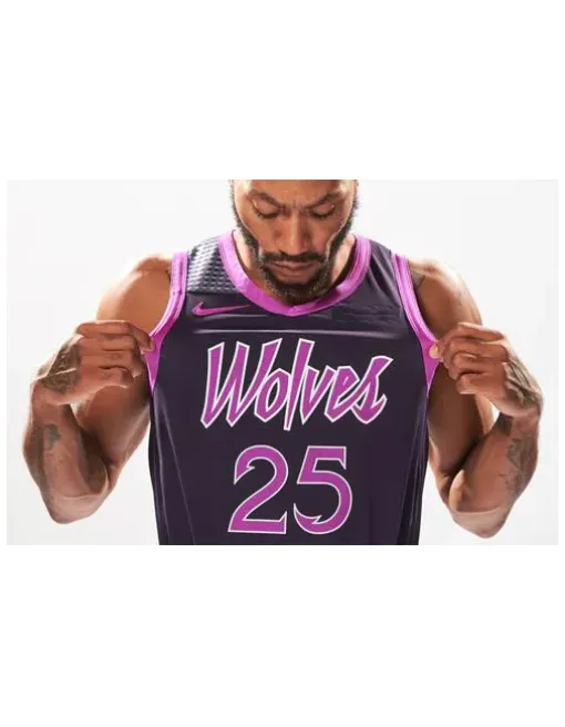 Derrick Rose Minnesota Timberwolves 2018/19 - City Edition