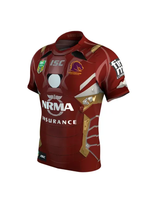 Isc Brisbane Broncos - Iron Man Nrl S/s 2017