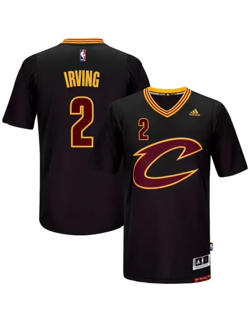 Kyrie Irving Cleveland Cavaliers - Black Sleeve Swingman